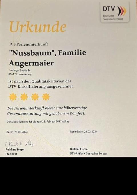 Ferienwohnung Nussbaum Bayerisches Voralpenland Lorenzenberg Ngoại thất bức ảnh